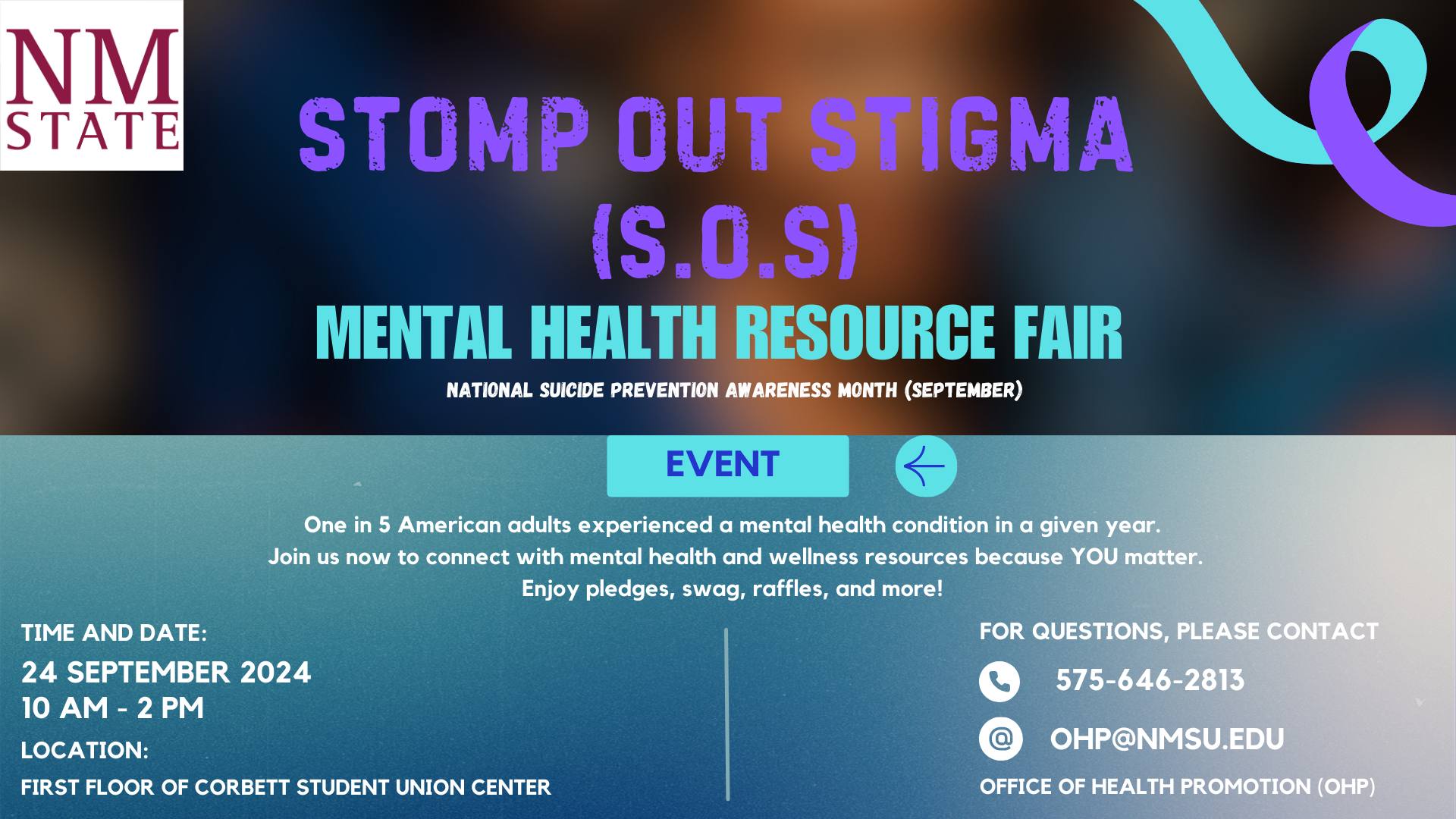 Stomp Out Stigma Mental Health Resource Fair